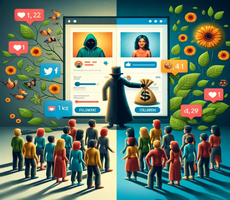 Comprar seguidores para tus redes sociales penaliza.