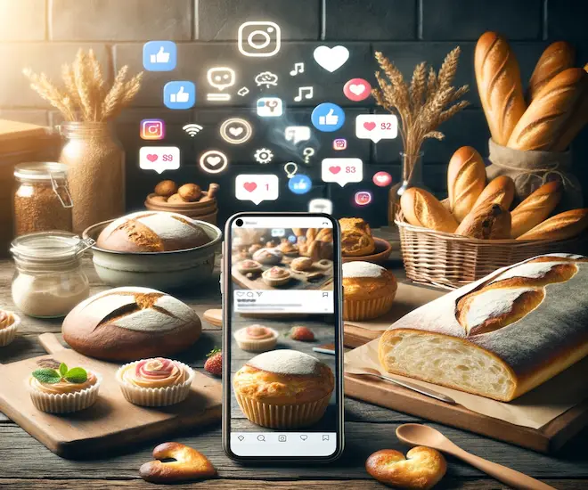 Gestionar las redes sociales de tu panadería.