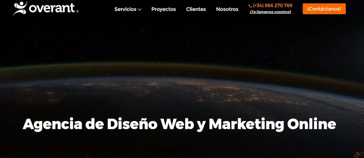 Overant en las mejores agencias de diseño web en Alicante.